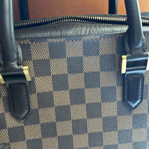 EUC Vintage LV Damier Ebene Triana Top Handle Bag w/ Bag and Box - Picture 14 of 16